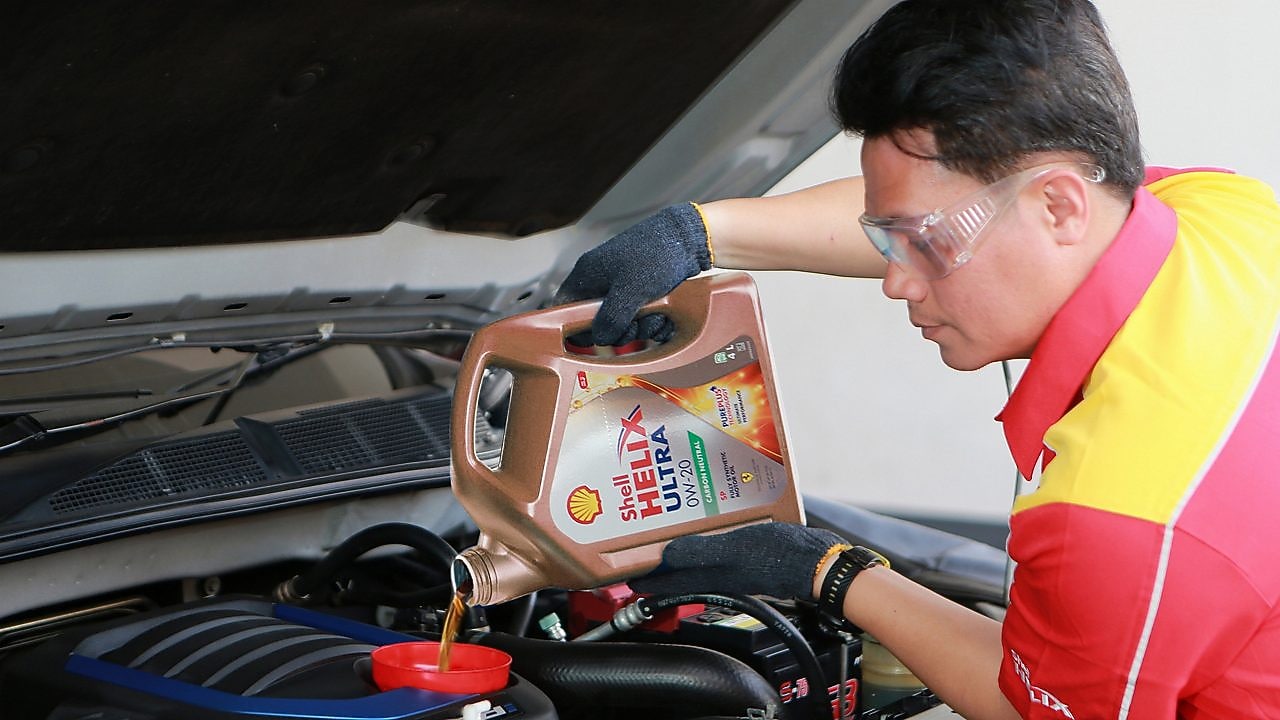Shell Motoroli&euml;n en Smeermiddelen